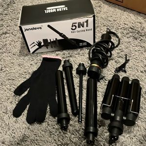 5 in 1 curling wand set!